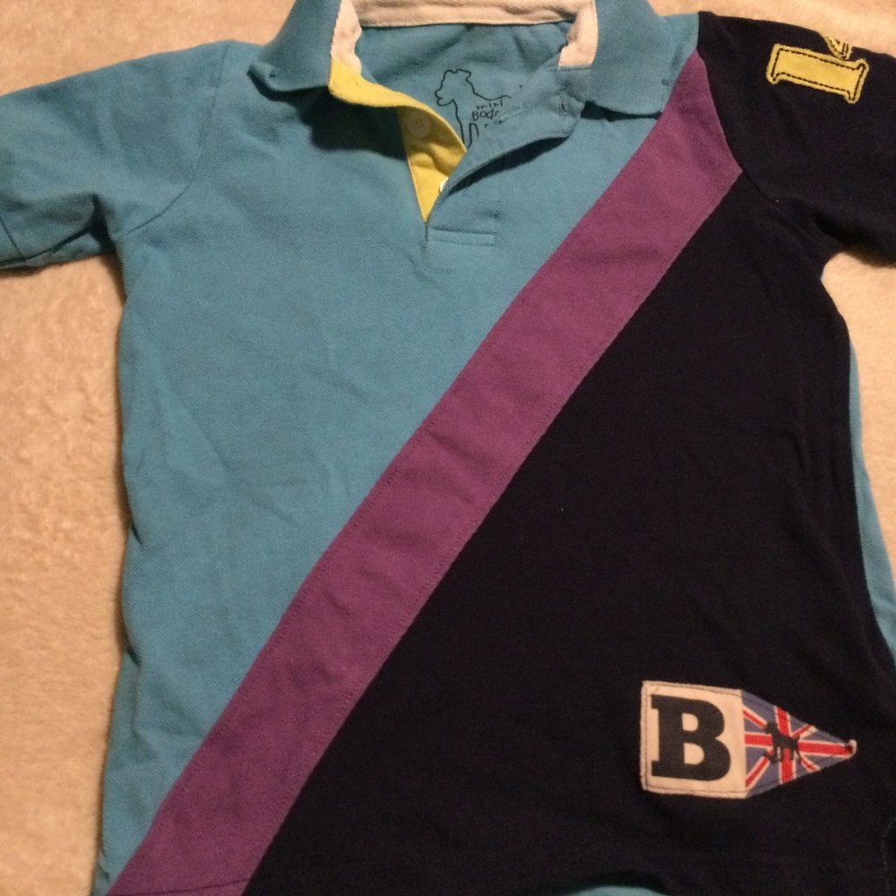 MINI BODEN Applique Polo Shirt, Size 5-6Y, Nice Condition!